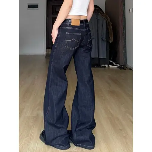 Image de Jeans Vintage Baggy Femme - Style Hip Hop Y2K