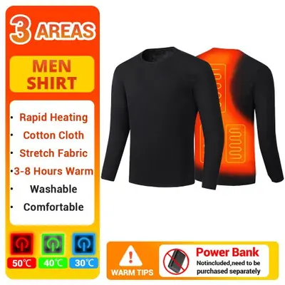 Image de Sous-vêtements chauffants USB - 28 zones de chaleur