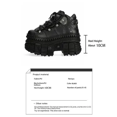 Image de Locomotive Rock - Chaussures Gothiques en Cuir pour Hommes et Femmes