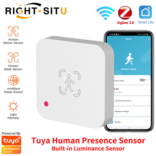 Immagine di Sensore di Presenza Radar MMWave Tuya - Tecnologia Avanzata per Casa Intelligente