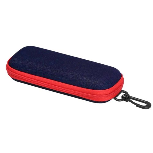 Imagen de Estuche para Gafas de Tela Vaquera con Cremallera, Protector para Gafas de Sol, Estuche Multifunción para Lápices y Organizador de Gafas de Lectura con Bolsa de Transporte
