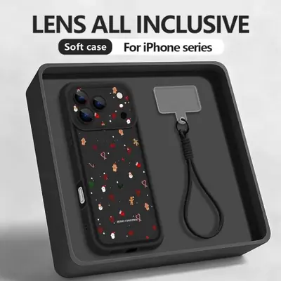 Image de Coque pour iPhone avec Lanière Noël - Protection Stylish