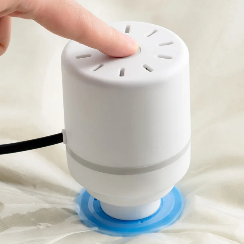 Imagen de Bomba de Vacío Eléctrica Portátil para Bolsas de Almacenamiento con Enchufe Europeo y Estadounidense, Compresor de Aire para Ropa, Mantas y Viajes, Organizador de Espacio para el Hogar