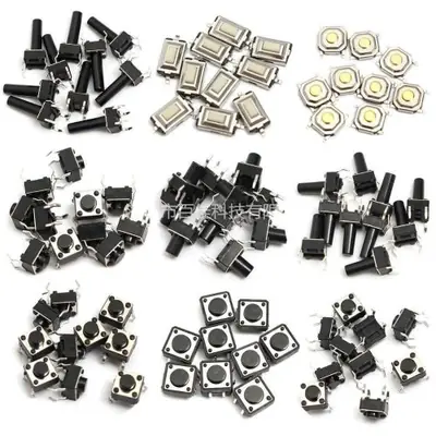 Image de Kit 140 Interrupteurs Tactiles SMD - 14 Types