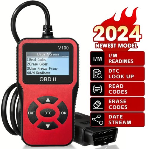 Imagen de Escáner de diagnóstico OBD2 automotriz, lector de códigos, lector de códigos de fallos del motor, herramienta de escaneo para todos los protocolos OBD II