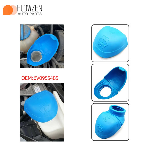Imagen de Cubierta para limpiaparabrisas de coche, accesorios para limpiaparabrisas, tanque de limpieza de vidrio, botella pulverizadora para Skoda 6V0955485 000096706, 1 ud.