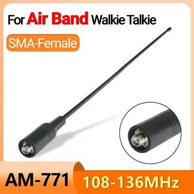 Image de Antenne SMA Femelle 108-136 MHz pour Talkie-Walkie UV-5R, K5, K6, Baofeng