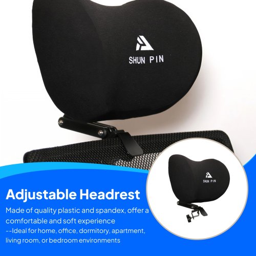 Immagine di Cuscino per Testa e Collo - Comfort Ergonomico per Sedia