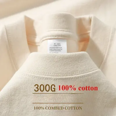 Image de T-Shirt Homme Coton Robuste 300g - Décontracté & Surdimensionné