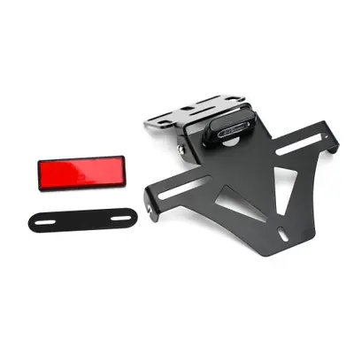 Image de Support Universel de Plaque Moto - Angle Réglable