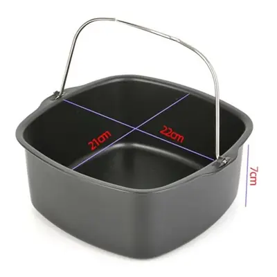 Image de Plateau Antiadhésif pour Friteuse à Air - Accessoire de Cuisson Idéal