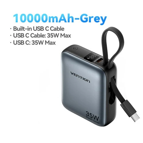 35W 10000mAh grijs