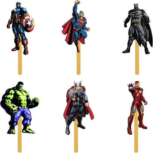 Taart topper-24pcs