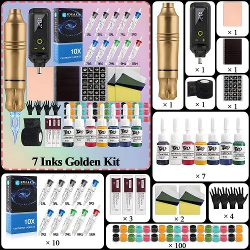 7 encres or kit