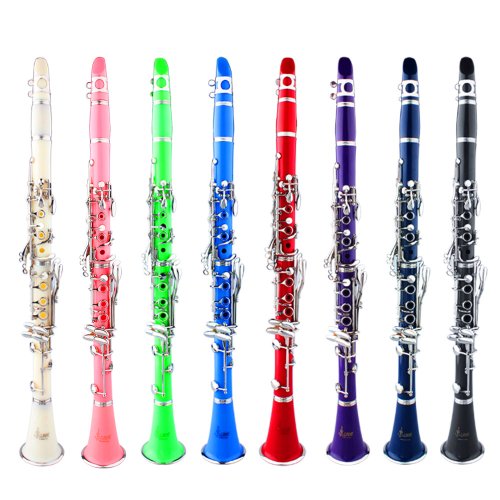 Image of SLADE Bb Clarinet 17 Keys Bakelite Wooden Professional Woodwind Instrument Clarinette With Box Reed Musical Instrument Parts