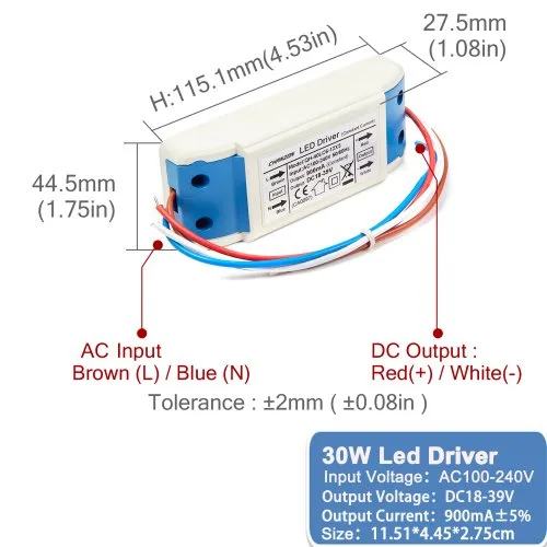 900mA DC18-39V