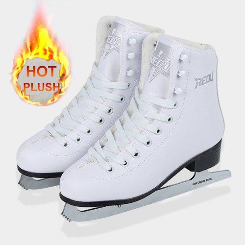 Imagen de Zapatillas de Patinaje Profesionales Térmicas y Cálidas con Hoja para Niños, Adolescentes y Adultos - Ideal para Patines Artísticos