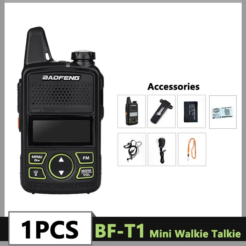 Immagine di Baofeng T1 Mini Walkie Talkie – Radio Portatile per Bambini