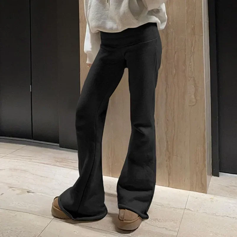 Pantaloni Boot Cut Y2K Donna - Stile Casual Sexy