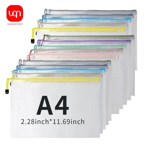 Image de Sac de Rangement Transparent A4 - Étanche & Pratique