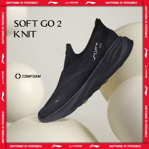 Li-Ning Soft Go 2 Knit – Scarpe da Uomo Comode e Leggere