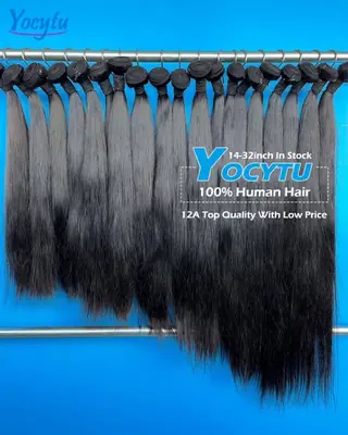Tissage Cheveux Humains Brésilien 100% Naturel - 20 Pouces