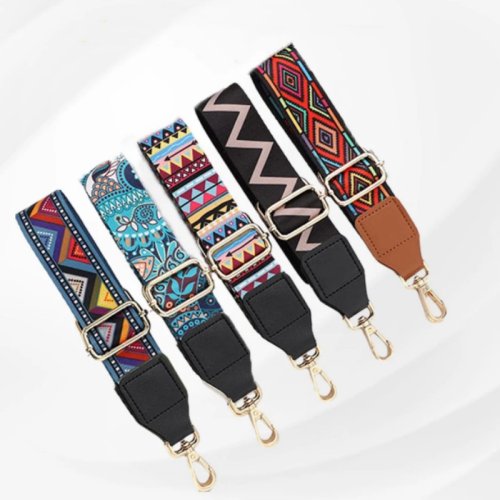 Bild von Taschenband-Haltegurt, neue farbige Riemen für Damen, für Umhängetaschen, Messenger, modischer, abnehmbarer, verstellbarer Schultertaschengurt