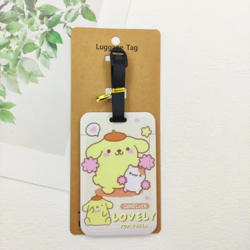 Image de Étiquette de valise Hello Kitty en ABS – 11 × 7 cm, 9 modèles, accessoire de voyage
