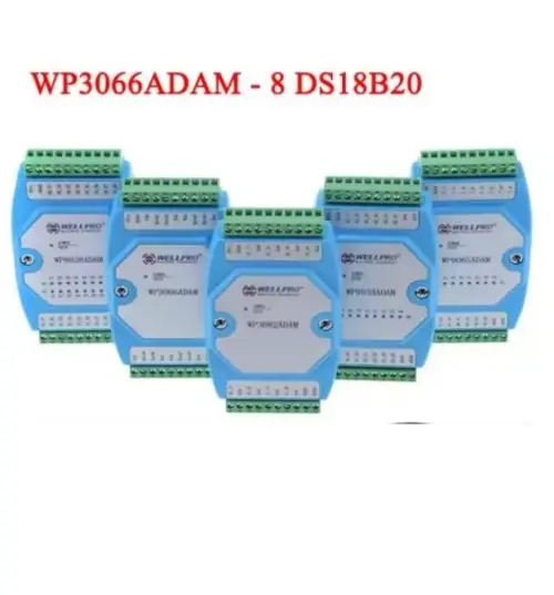 Image de Capteur Température 8 Canaux DS18B20 - Modbus RTU RS485