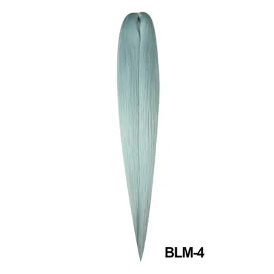Image de Tresses Synthétiques Jumbo Bleu Rose - Extension Kanekalon Étirée