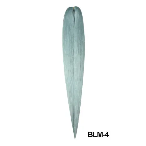 Image de Tresses Synthétiques Jumbo Bleu Rose - Extension Kanekalon Étirée