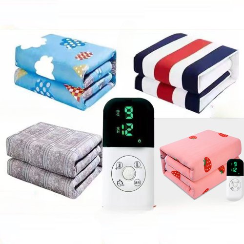 Imagen de Manta Eléctrica Calefactora para Cama con Control de Temperatura y Seguridad - 220V, Calor Suave y Uniforme para Noches Frías