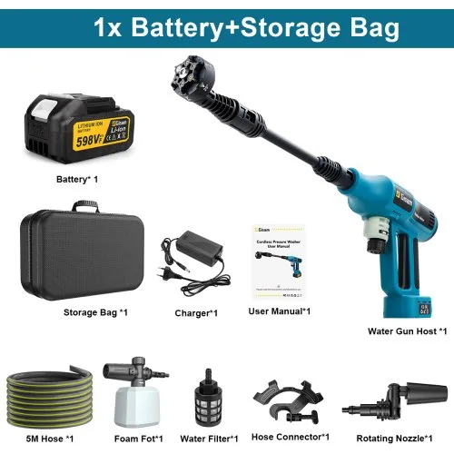 1 Batterij 1 Stekker