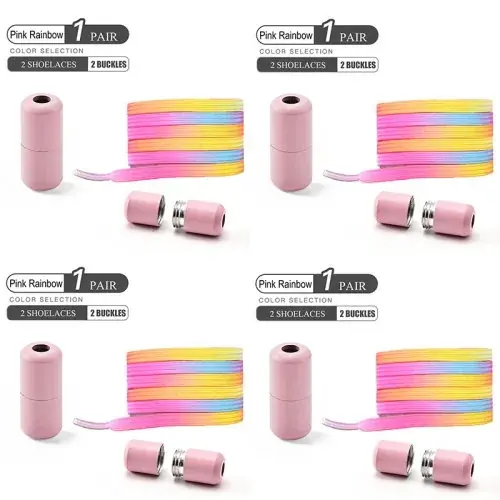 4pairs-rose arc-en-ciel