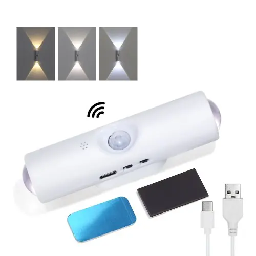 Image de Lampe Veilleuse LED RGB avec Détecteur de Mouvement