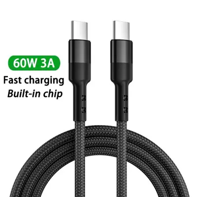 Image de Câble USB-C 100W Ultra Rapide - Charge Rapide pour iPhone 15, Xiaomi, MacBook Pro