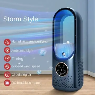 Image de Ventilateur USB Portable Silencieux avec Minuterie