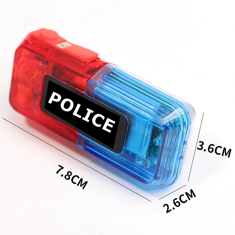 Imagen de Luz LED Policial Roja y Azul con Clip Recargable