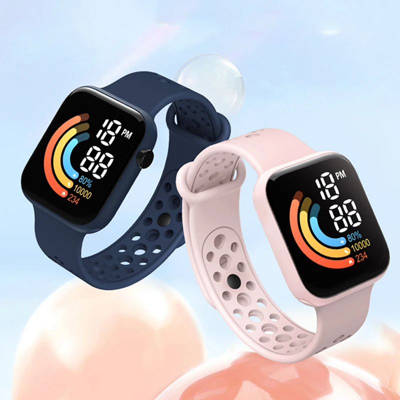 Afbeelding van Waterdicht LED Digitaal Kinderhorloge - Sportief & Stijlvol