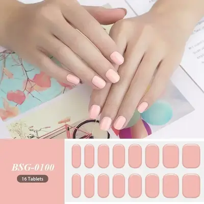 Image de Ongles Semi-Durcis Autocollants - Manucure Facile & Rapide