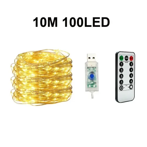 10M 100LED Warm