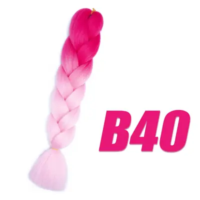 Image de Tresses Jumbo Violettes Pré-Étirées pour Filles