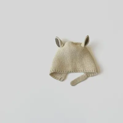 Image de Chapeau Lapin Tricoté pour Bébé - Hiver Mignon