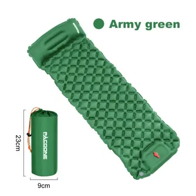 Image de Matelas Gonflable Ultra-Léger avec Oreillers - Idéal pour le Camping