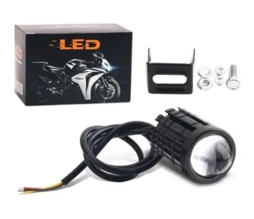 Image de Phare LED Universel Double Couleur pour Moto & ATV