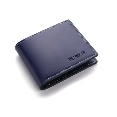 Portefeuille Homme Mince en Cuir PU - Élégant & Pratique