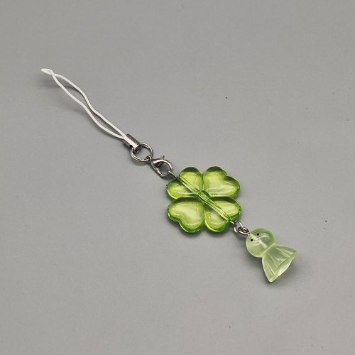 Bild von Niedlicher Lucky Japn Sunny Doll Lanyard – Handgefertigter Schlüsselanhänger & Handyhülle