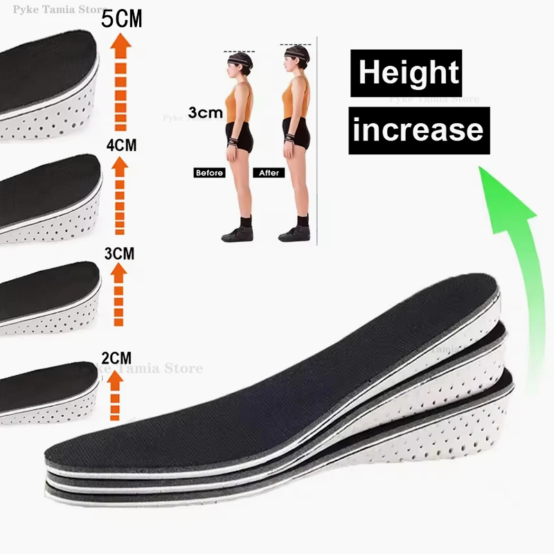 Immagine di Solette Altezza +2.5 cm in Memory Foam - Ultraleggere e Traspiranti