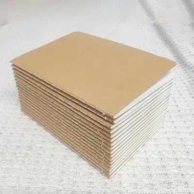 Image de Cahiers de Poche Kraft - Mini Blocs Notes 3.5x5 Pouces