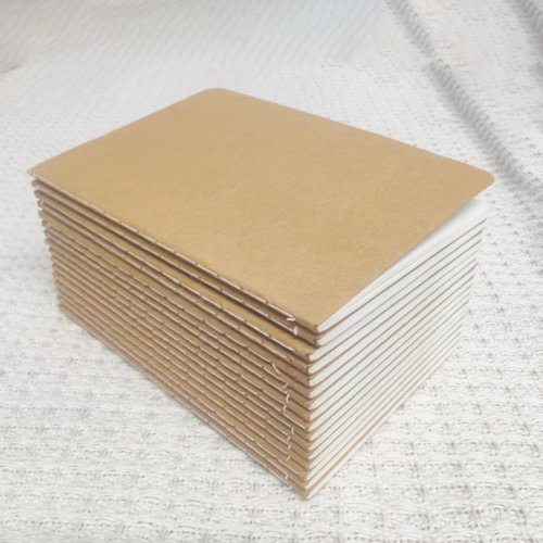 Image de Cahiers de Poche Kraft - Mini Blocs Notes 3.5x5 Pouces
